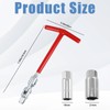 Jeqqinuz 3Pack Spark Plug Socket Wrench Set, T-Handle 16mm (5/8")
