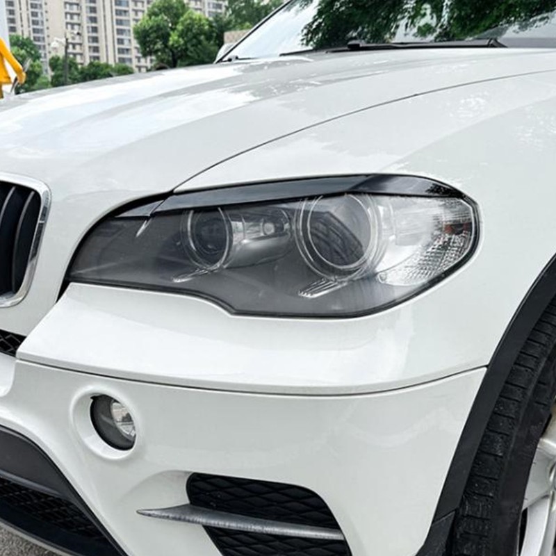 1 Pair Headlight Eyebrow Left Right Fade Proof Front Headlight