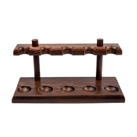 Dr Watson Dr Watson - Wooden Tobacco Pipe Stand, For 5 Tobacco Pipes, Handmade from Solid Wood