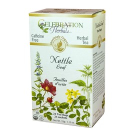 CELEBRATION HERBALS TEA NETTLE LEAF TEABAGS 24CT ORGANIC