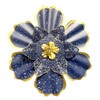 Metal Flower Ornament Wall Art Iron Flower Pendant for Home