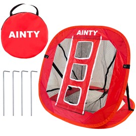 Golf Chipping Net, AINTY Pop Up Collapsible Practice Net, Golf Accessories for Golfer Gift Indoor Outdoor