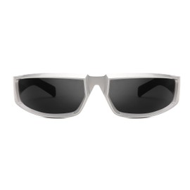 FEISEDY Wrap Around Trendy Sunglasses For Women Men Fashion Futuristic Mirror Shades Punk Sun Glasses B2970