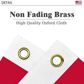 Arkansas State Flag 3x5 Outdoor Double Sided 3 Layers Polyester State of Arkansas Flags Sewing 4 Rows of Thread with Durable Canvas Header and Brass Grommets Arkansas Decor for Indoor Wall Room