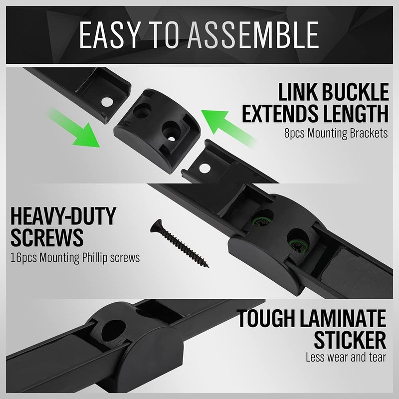 SWANLAKE 12" Magnetic Tool Holder Strip,Metal Tool Magnet Bar for