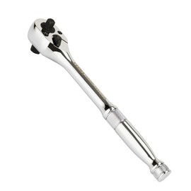 VÄRMA 3/8-Inch Dual-Head Ratchet Handle | 72-Tooth Reversible Wrench for 3/8" & 1/4" Drive Sockets | High-Torque, 5° Swing Arc, CR-V Steel for Automotive & Mechanical Use