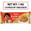 Parle-G Gold Biscuits, 1 KG (10 pack of 100g)