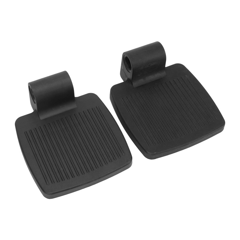 2pcs Wheelchair Footrests Professional Plastic Replacement Wheelchair Footplate Pedal Accessory