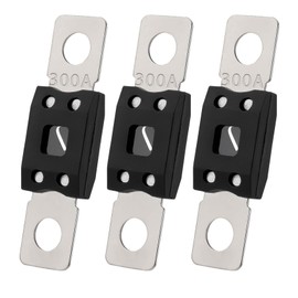 HAFRILY Pack of 3 300 A High Current Fuse Midi Fuse Screw Fuse for Car Caravan Truck Construction Vehicles Car Fuses