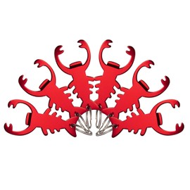 SWATOM Lobster Keychain Bottle Opener Beer Opener Tool Key Tag Chain Ring Accessories