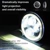 5.75 inch LED Headlight Motorcycle Projector Headlamp Super Wide Angle