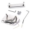 Alnicov 6 String Tremolo Vibrato Tailpiece Bridge Set for Mustang