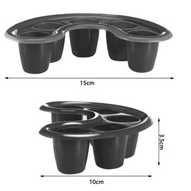 2 Stücke Nagel Kunst Schüssel, Schale Nagellackentferner, Nagellackentfernerschale, Nagel Tränken Schale, Maniküre Einweichwerkzeug, Maniküre Bade Pflege Behandlung Werkzeug für Zuhause oder Salon