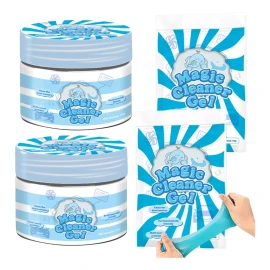 Veraly Set 4 Goma Limpieza Multiusos Slime Adherente No Pegajoso F