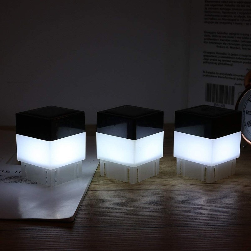 OUYANGL Solar LED 2In x 2In(5cm x 5cm) Fence Post