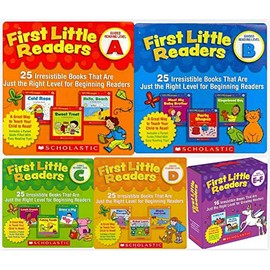 First Little Readers Parent Packs Complete Set (5 packs) - Guided Reading Level A, B, C, D, E&F