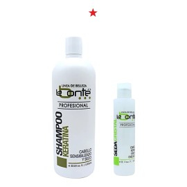Shampoo Keratina Y Seda Cristal La Bonte