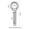 sourcing map M10 x 90 Expansion Eyebolt Eye Nut Screw