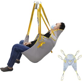 Patient Lift Sling Universal Full Body Mesh Sling for Showering Transfer Sling Home Use