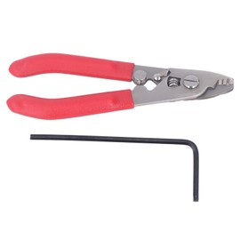 Fiber Optic Stripper Stainless Steel 3 Port Wire Stripper Pliers Fiber Stripping Tool