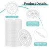 Pack of 220 Plastic Underlay Plates, Plastic Insulation Disc, Insulation
