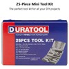 Duratool D00197 25PC Mini Tool Kit Set