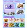 Instant Print Camera for Kids, Christmas Birthday Gifts for Girls