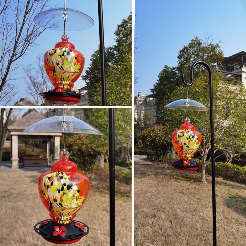 8" Mini Rain Cover for Bird Feeder/House - Clear Small