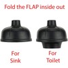 SOFINNI Heavy Duty Toilet Plunger Clogged, Unclog Sink Flange -
