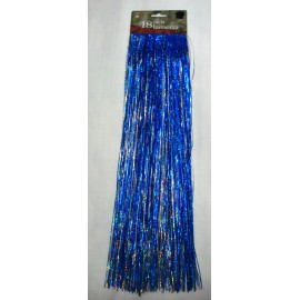 Holiday Time Vintage Icicle Tinsel Silver/Blue Flecks Lot of 4-300 Strands Unused Christmas