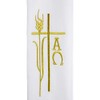 IvyRobes Clergy Deacon Stole with Alpha Omega Embroidered Priests Stole