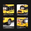 UNOMI Remote Control Modern School Bus Toy - 1:30 Scale