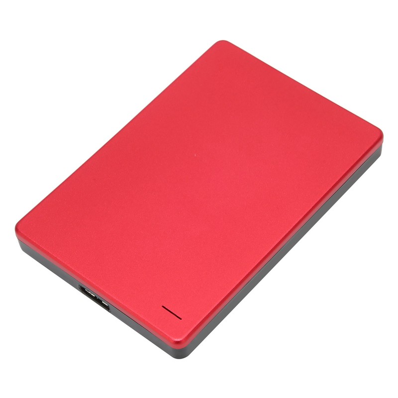 2.5in Red External HDD 6Gbps Transmission Portable External HDD Aluminum