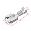 Heschen Female Spade Quick Splice Crimp Terminals, 6.3 mm Crimp