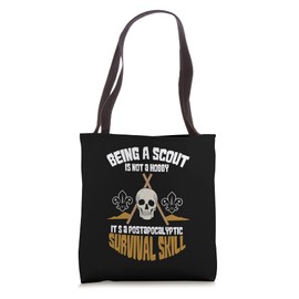 Scout Hobby Survival Hiking Camper Camp Bushcraft Tote Bag