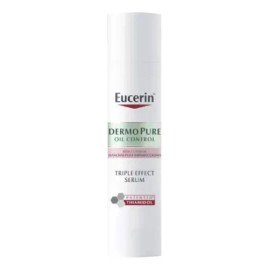 Eucerin Dermopure Oil Control Sérum Triple Efecto Antibrillo para Piel Grasa, 40 ml