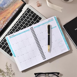 2026-2027 Monthly Planner - 2 Year Calendar 2026-2027 Monthly Planner, Jan. 2026 - Dec. 2027, 6.3" x 8.4", Planner with 24 Months, Twin-Wire Binding,Tabs, Back Pocket