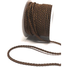 s.dekoda Cord 15 m x 4 mm Brown Twist Cord Decorative Cord