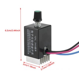 12v 24v Stepless DC Motor Speed Controller Switch DC Motor Regulator for Truck or Car Heater Fan