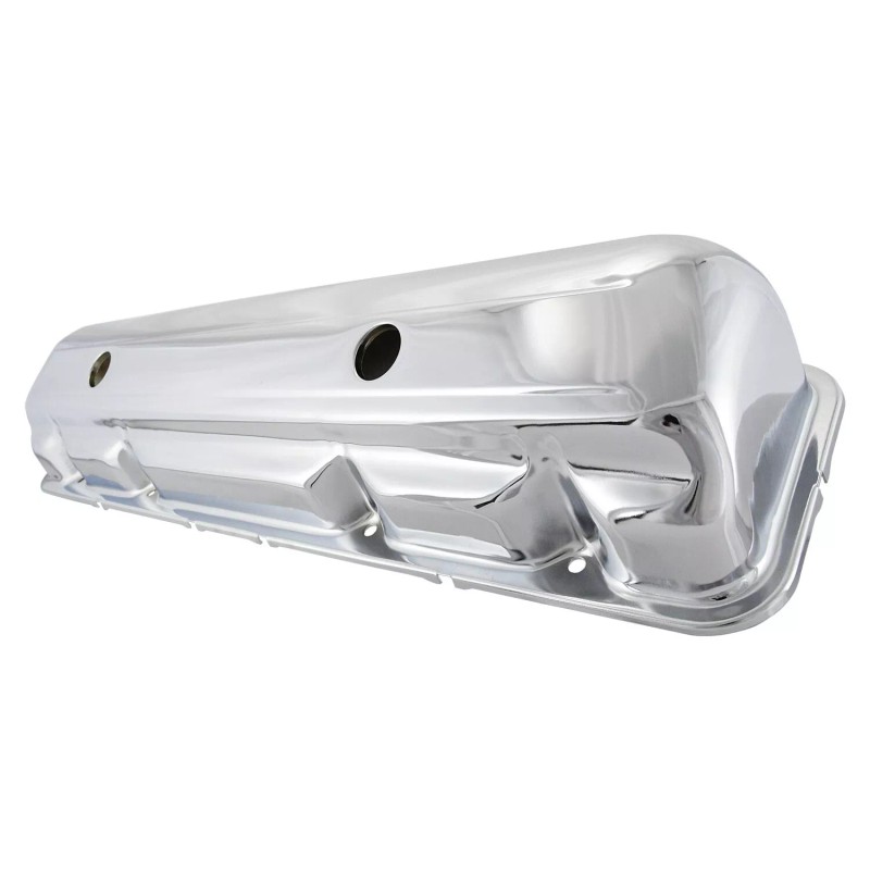 Unbranded Chrome Steel Valve Cover, Fits Dodge Chrysler 1958-80 170-198-225