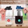 Cold Brew Coffee Maker Pitcher,32 Oz Glass Mason Jar Pitcher