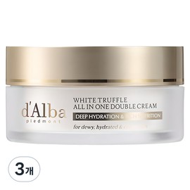 Dalba White Truffle All-in-One Double Cream, 70g, 3 pieces / 달바 화이트 트러플 올인원 더블 크림, 70g, 3개