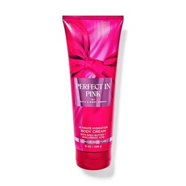 Bath and Body Perfect in Pink Body Cream Ultimate Hydration 8 oz / 226 g Fragrance notes: vibrant cherries, pink camellia and whipped almond crème