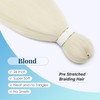 TESS 66 cm Pre Stretched Braiding Hair Blonde, Jumbo Braid