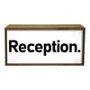 Light Box Reception Sign | Illuminated Light Up LED Office