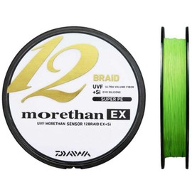 Daiwa Spinning Line for Predatory Fish EX+SI Morethan 12 Braid Line, Diameter/Load Capacity: 0.12 mm/10.2 kg