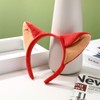 Lurrose 4pcs Fox Ears Headband Cute Large Animal Ear Hair