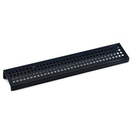 SereneDrains Stainless Steel Black Shower Shelf for Inside Shower Drill in Wall Mount Small Bathroom Shelf Decor Organizer Rack Caddy Floating (Matte Black, 16 Inch)