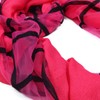 Premium 2-Layer Viscose Plaid Scarf, Hot Pink