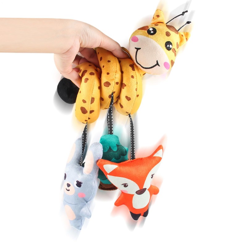 Baby Stroller Toy - High Contrast Stroller Activity Toy with